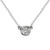 Vienna: Bezel .Set Diamond Pendant Necklace