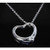 Vienna: Diamond Heart Pendant .0.50ct Round Natural Diamond