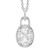 Victoria: Exquisite Lock Pendant With Rare Diamond .4ct Old Miner Diamond