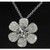 luxury diamond flower pendant, 3.50 carat diamond necklace, VS1 clarity diamond jewelry, F color diamond pendant, natural earth-mined diamonds, high jewelry pendant, 14K white gold fine jewelry, investment-grade diamond necklace, bespoke diamond pendant, brilliant-cut diamond jewelry, collector’s edition diamond pendant, sophisticated floral diamond design, exclusive diamond statement piece, heirloom-quality diamond necklace, certified fine diamond jewelry