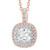 Vienna: Two .Tone Gold Pendant