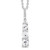 Vienna: Three .Stone Diamond Pendant