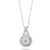 Madrid: Statement Diamond Pendant Necklace .1.33ct Round Cut Diamonds