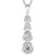 Isabella: Four .Stone Diamond Journey Pendant