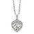 Isabella: Exquisite Diamond Pendant Necklace .2.65ct Heart & Round Cut Diamonds