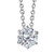 Paris: Exquisite Diamond Solitaire Pendant .1.00ct Round Diamond