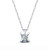 Victoria: exquisito colgante de diamantes solitario .1.25ct redondo Diamante brillante