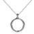 Diana: Exquisite Circular Diamond Pendant .4ct Round Brilliant Diamonds
