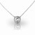 Madrid: Prachtige diamant hanger ketting .2ct ronde briljante diamant