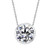 Vienna: Luxury Diamond Pendant .2.5ct Round Cut Diamond
