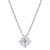 Isabella: Asscher Cut Diamond Pendant .1.00ct Natural Diamond