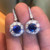 Vienna: Exquisite Sapphire & Diamond Dangle Earrings .2.50ct Round Sri Lankan Sapphire Vienna: Exquisite Sapphire & Diamond Dangle Earrings .2.50ct Round Sri Lankan Sapphire