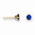 Madrid: Exquisite Blue Sapphire Stud Earrings .1.50ct Round Cut Sapphires