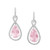 Artemis: Exquisite Drop Earrings With Investment .Grade Kunzite