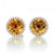 Isabella: Exquisite Gemstone Studs .34.46ct Round Citrine Isabella: Exquisite Gemstone Studs .34.46ct Round Citrine