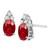 Victoria: Exquisite Ruby & Diamond Stud Earrings .5.30ct Oval Ruby