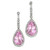 Vienna: Exquisite Dangle Earrings .22.68ct Pear