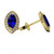 Vienna: Exquisite Sapphire & Diamond Stud Earrings .3.00ct Natural Marquise