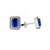 Isabella: CEYLON SAPPHIRE &amp; DIAMAND HALO BOUCtes d&#39;oreilles .3.30CT AAA BLUE SAPPHIRE