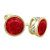 Isabella: Hieno Ruby &amp; Diamond Stud -korvakorut .10.20 ct luonnollinen rubiini