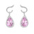 Isabella: High Jewelry Kunzite & Diamond Earrings .31.20ct Pear