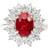 Victoria: Exquisite Ruby & Diamond Cocktail Ring .6.50ct Natural Oval Ruby