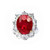 Vienna: Exquisite Ruby & Diamond Ring .3.05ct Oval Ruby