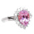 Isabella: Statement Gemstone Ring .21.75ct Pear Kunzite