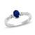 Isabella: Five .Stone Sapphire & Diamond Ring