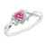 Isabella: Exquisite Gemstone Wedding Ring .1.30ct Heart