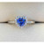 Vienna: Heart .Shaped Ceylon Sapphire & Diamond Ring Vienna: Heart .Shaped Ceylon Sapphire & Diamond Ring