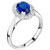 Vienna: Ceylon Sapphire & Diamond Engagement Ring .2.65ct Oval Sapphire