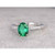 Vienna: Exquisite Emerald And Diamond Ring .4.25ct Oval Cut Green Emerald