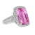 Victoria: Exquisite Gemstone Ring With Rare Kunzite .19.40ct Cushion Cut Kunzite