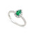 Vienna: Luxury Emerald Engagement Ring .4.80ct Pear