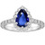 Florence: Exquisite Halo Engagement Ring .5.50ct Pear