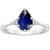 Vienna: Three .Stone Sapphire & Diamond Ring