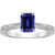 Madrid: Exquisite Sapphire Solitaire Ring .2.50ct Emerald