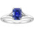 Vienna: Prong .Set Sapphire Solitaire Ring
