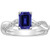 Madrid: Exquisite Infinity .Style Sapphire & Diamond Ring