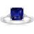 Vienna: Three .Stone Sapphire & Diamond Ring