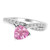 Vienna: Trillion .Cut Pink Sapphire Ring