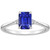 Isabella: Three .Stone Sapphire & Diamond Ring