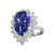 Florence: Exquisite Tanzanite & Diamond Ring .5.75ct Pear