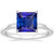 Diana: Regal Three .Stone Sapphire & Diamond Ring