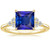 Artemis: Regal Anniversary Ring With Sapphire & Diamonds .5.25ct Princess