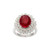 Victoria: Regal Ruby And Diamond Ring .6.25ct Oval Cut Ruby
