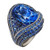 Vienna: Antique .Inspired Sapphire Cocktail Ring