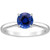 Diana: Exquisite Sapphire Solitaire Ring .2ct AAA Blue Sapphire