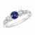 Vienna: Ceylon Sapphire & Diamond Ring .2.00ct Total
